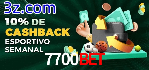 10% de bônus de cashback na 7700BET